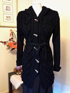 High Quality Knit Cardigan Sweater Coat - Soft Chunky Knit - Spring Fall Winter